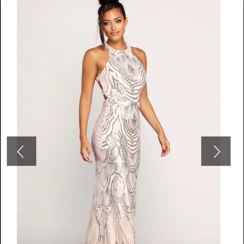 Payton Formal Sleeveless Sequin Dress
